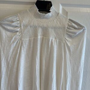 NATION ltd Los Angeles size M white (ivory) cotton blouse. Made in Peru.